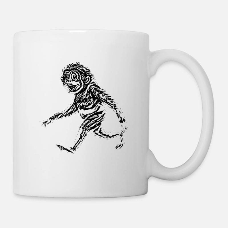 monkey - Mug - white