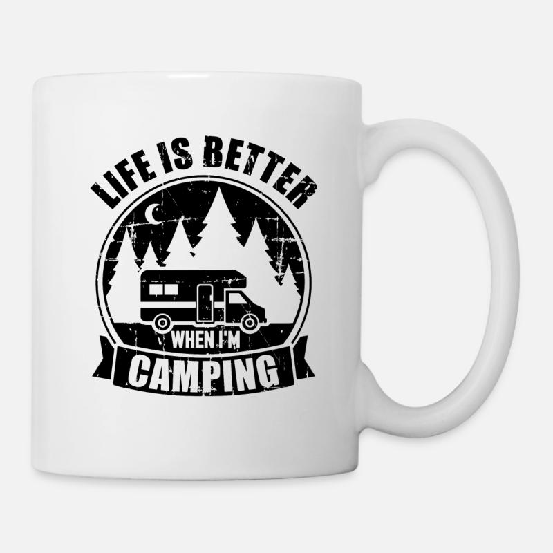 Wohnmobil - Tasse - Weiß