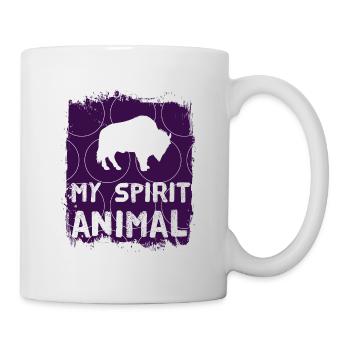 bison - Mug blanc - blanc - Droite