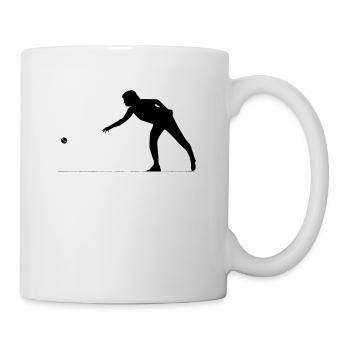 Boule Petanque Boccia Boules - Mug - white - Right