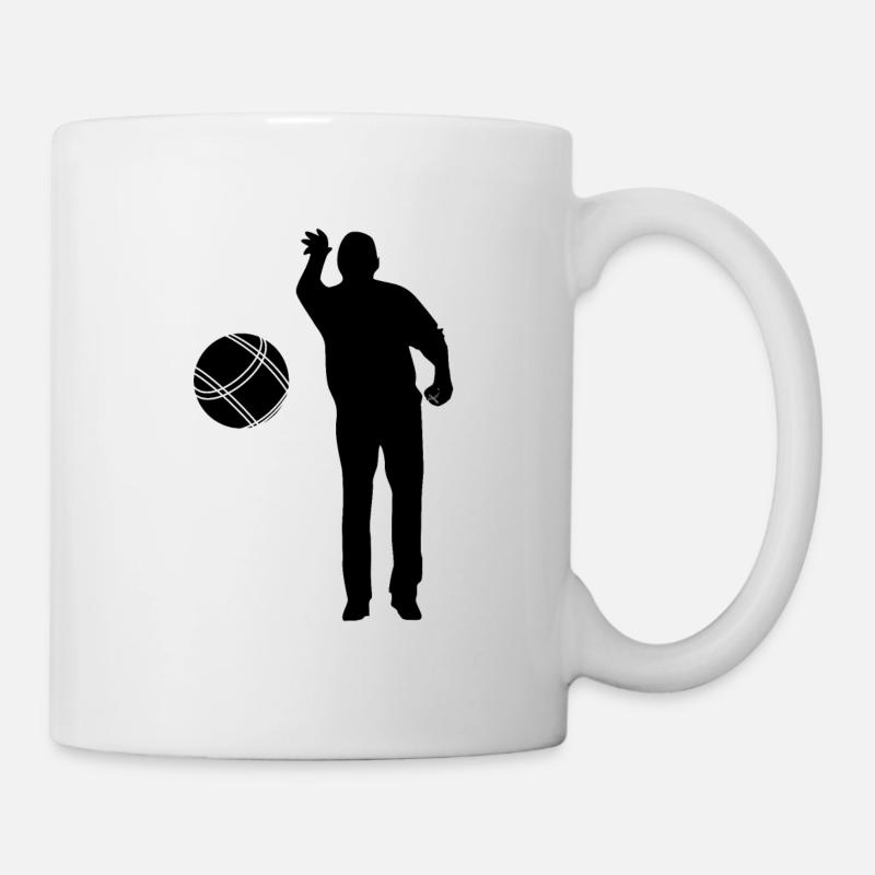 Boule Petanque Boccia Boules - Mug blanc - blanc