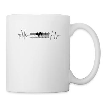 Échafaudages - Mug blanc - blanc - Droite