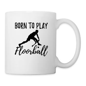 Floorball - Tasse - Weiß - Rechts