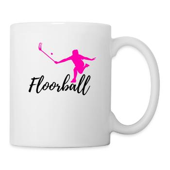 Floorball - Tasse - Weiß - Rechts
