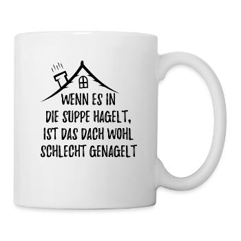 DACHDECKER - Tasse - Weiß - Rechts