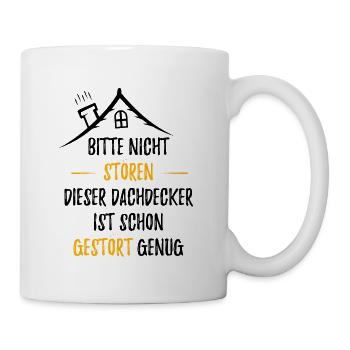 DACHDECKER - Tasse - Weiß - Rechts