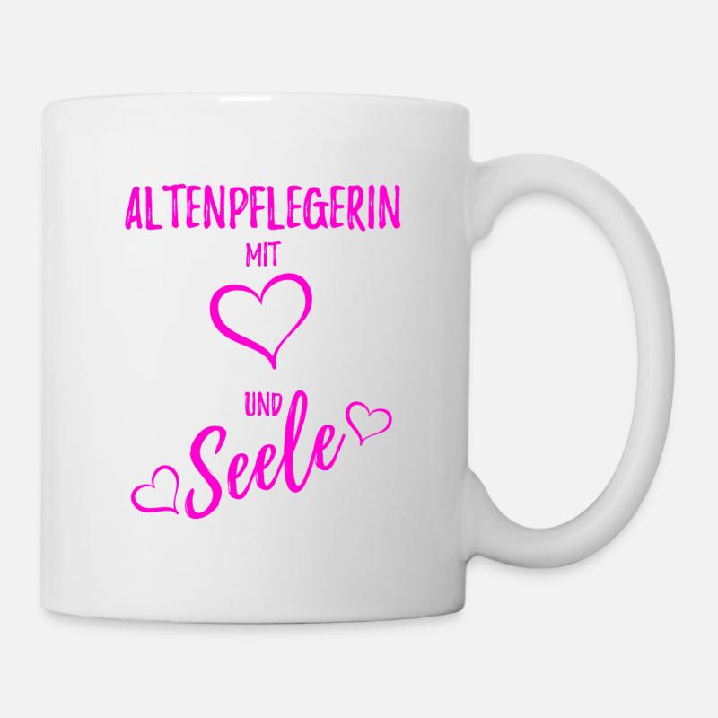 Altenpflegerin - Pflege - Tasse - Weiß