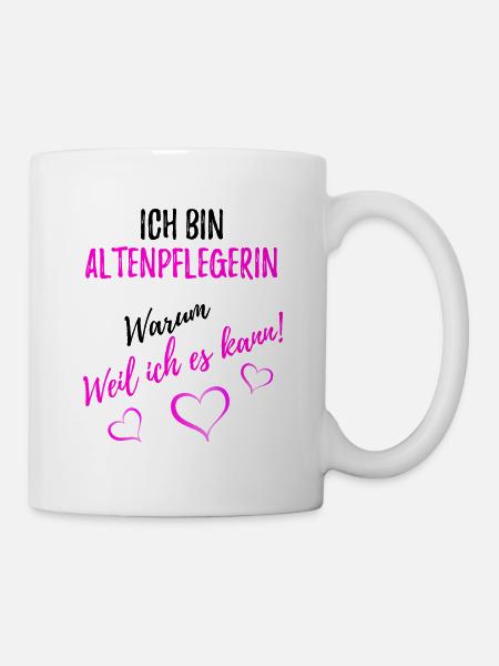 Altenpflegerin - Pflege - Tasse - Weiß