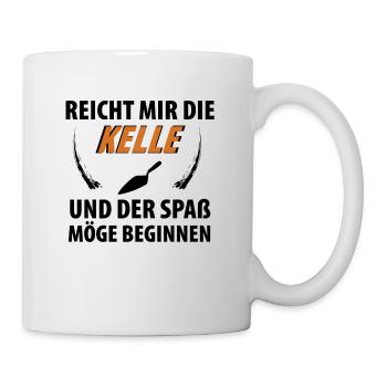 Maurer - Tasse - Weiß - Rechts