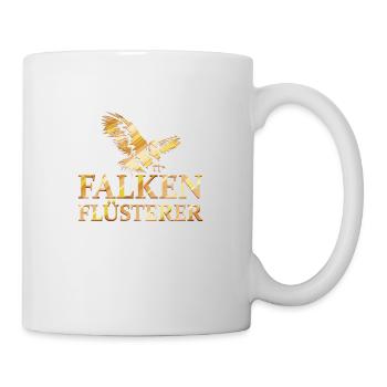 Falke Vogel Raubvogel Falknerei Falkner Falkenflüs - Tasse - Weiß - Rechts
