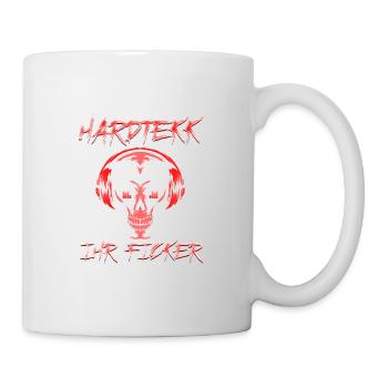 Hardtekk votre Ficker Techno Rave Festival - Mug blanc - blanc - Droite