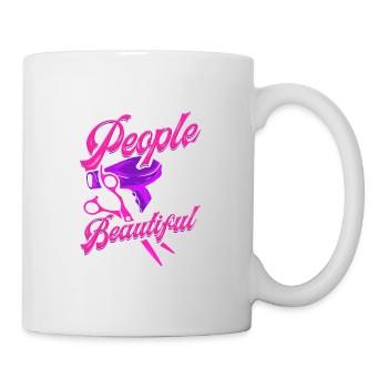 Coiffeur coiffeur salon coiffeur coiffeur - Mug blanc - blanc - Droite