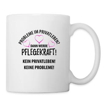Altenpfleger - Pflege - Tasse - Weiß - Rechts