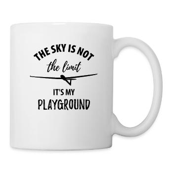 The sky is not the limit it s my playground - Mug - white - Right
