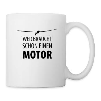 Glider pilot glider flying glider - Mug - white - Right