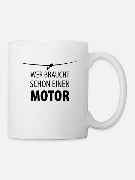 Segelflieger Segelfliegen Segelflugzeug - Tasse - Weiß