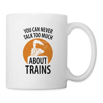 Train chemin de fer cheminots trains conducteur de locomotive - Mug blanc - blanc - Droite