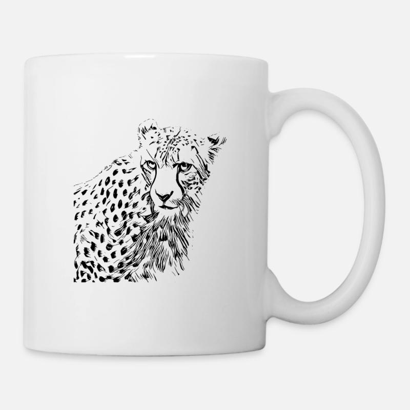 Gepard - Tasse - Weiß