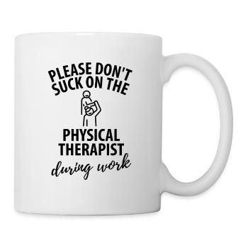 Physiotherapist funny gift saying funny - Mug - white - Right