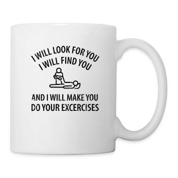 Physiotherapist funny gift saying funny - Mug - white - Right