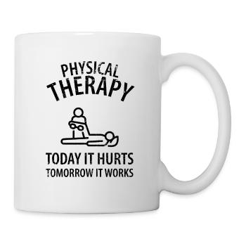 Physiotherapist funny gift saying funny - Mug - white - Right