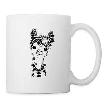 Alpaka - Tasse - Weiß - Rechts