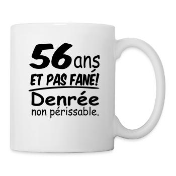 56 ans / anniversaire 56 ans / homme 56 ans - Mug blanc - blanc - Droite