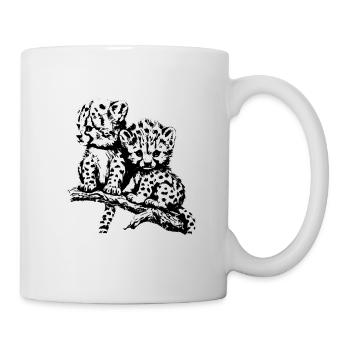 Guépard - Mug blanc - blanc - Droite