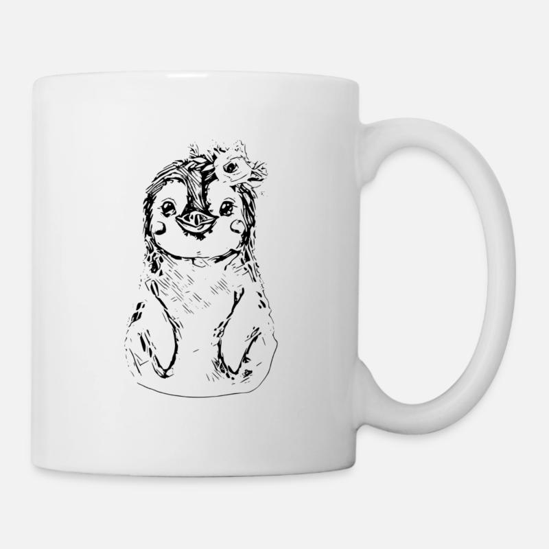 Pinguin - Tasse - Weiß