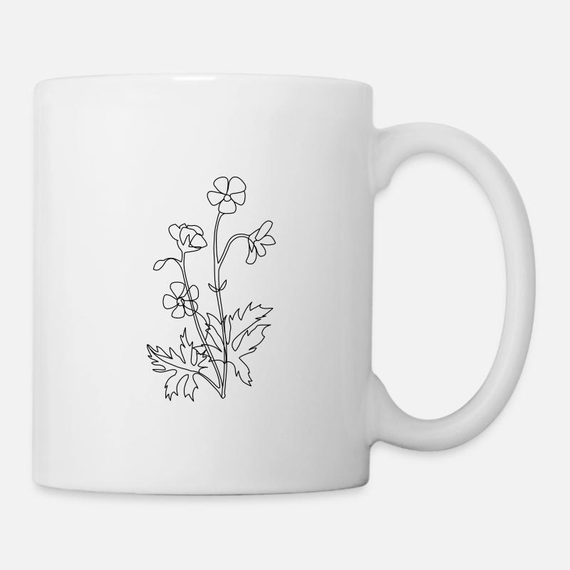 WILD FLOWERS - Mug - white