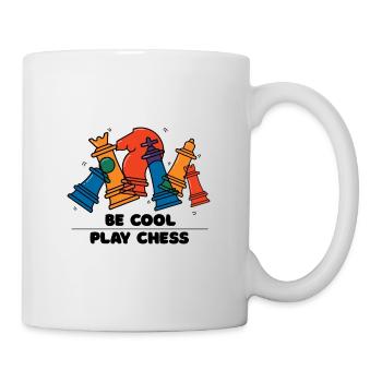Be cool play chess Colorful chess gift - Mug - white - Right