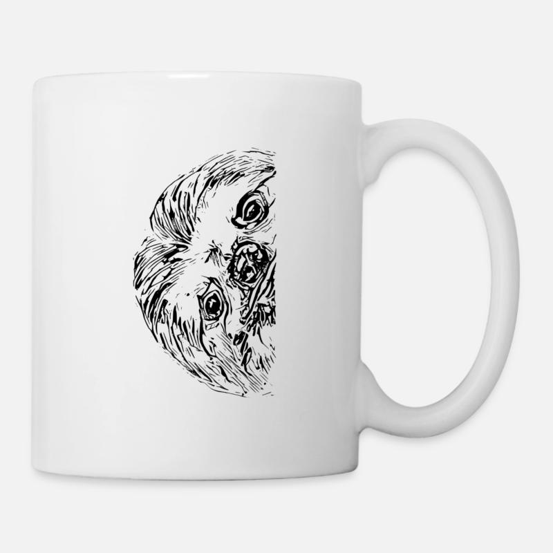 Faultier - Tasse - Weiß