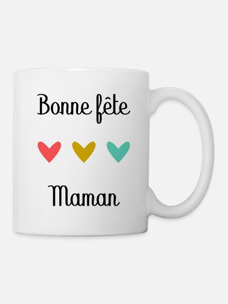 Bonne Fête Maman. Fête des mères - Mug blanc - blanc
