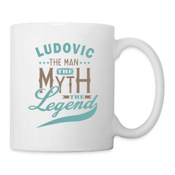 Ludovic tshirt personnalisé prénom ludovic - Mug blanc - blanc - Droite