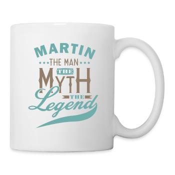 Martin tshirt personnalisé prénom martin - Mug blanc - blanc - Droite