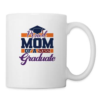 Fière maman d’un diplômé de 2022 - Cadeaux de fin d’études - Mug blanc - blanc - Droite