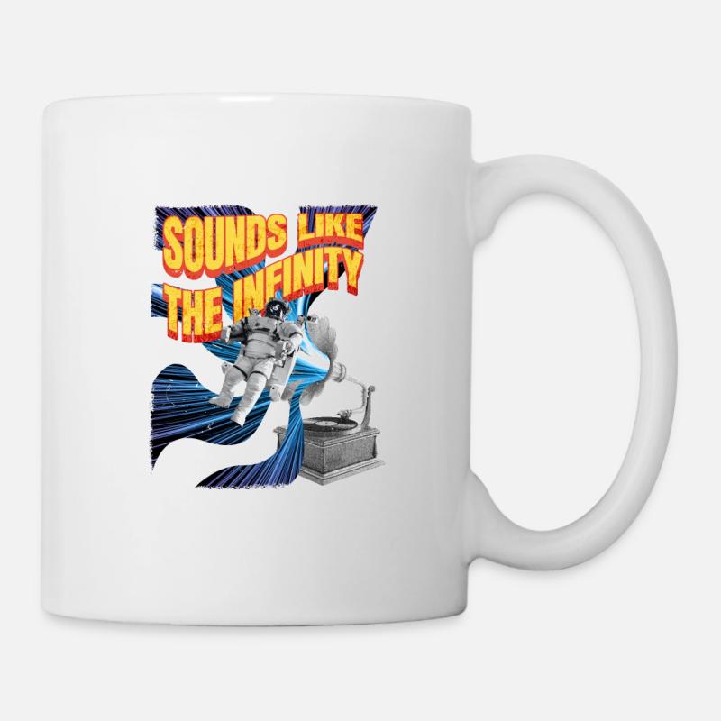 ElementTextsMusicAstronaut Design - Mug - white