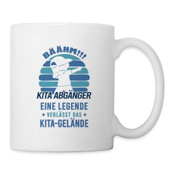 Bäähm Kita Abgänger Tschüss Kita Shirt Kita Schule - Tasse - Weiß - Rechts