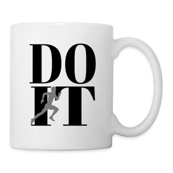 Do It Sport Fitness Cardio Laufen Joggen - Tasse - Weiß - Rechts
