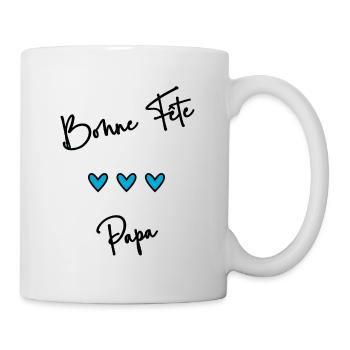 BONNE FÊTE PAPA. PAPA. FÊTE DES PÈRES. BONNE FÊTE - Mug blanc - blanc - Droite
