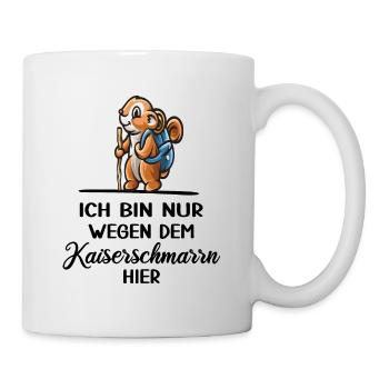 bergwandern kaiserschmarrn alpin via ferrata - Tasse - Weiß - Rechts
