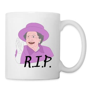 Elisabeth II Tod RIP Design - Tasse - Weiß - Rechts