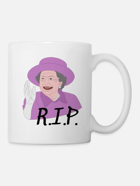 Elisabeth II Death RIP Design - Mug - white