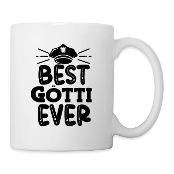 Bester Götti der Welt Patenonkel Schweiz Taufgötti - Tasse - Weiß - Rechts