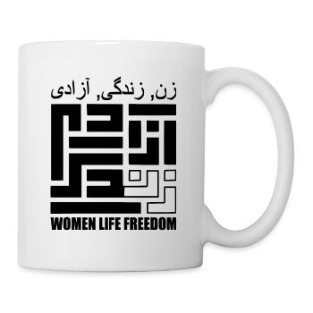 Women life freedom - Mug - white - Right