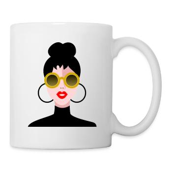 FEMME. FILLE. ADOLESCENT. JOURNEE DE LA FEMME - Mug blanc - blanc - Droite