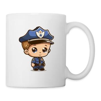 Young policeman - Mug - white - Right
