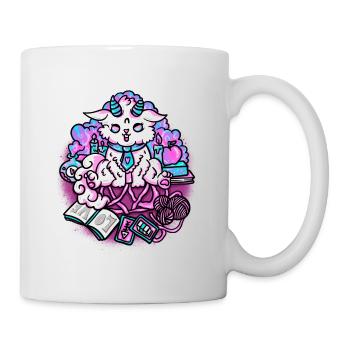 Démons Chat Invocation Mignon Cat Devil - Mug blanc - blanc - Droite