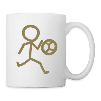 Footballer Minimalist - Mug - white - Right