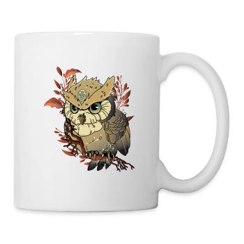 Mystic owl owl lover beautiful bird - Mug - white - Right